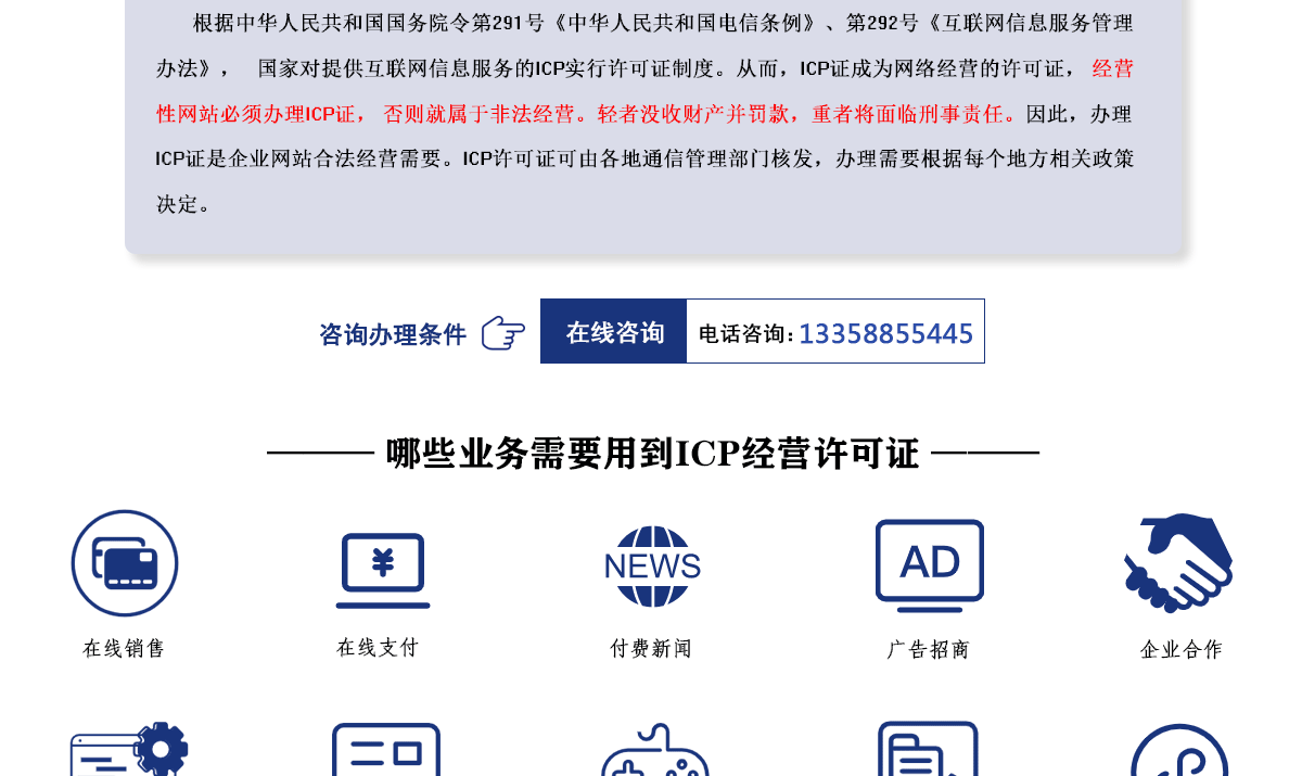 ICP许可证办理